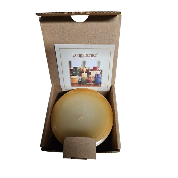 Longaberger Pint Size Pillar Candle 70145 Crisp Cucumber Scented NIB - Picture 1 of 2
